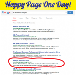 Page One of Google | Two Creative Design Group