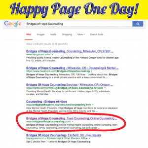 Happy Page One Day